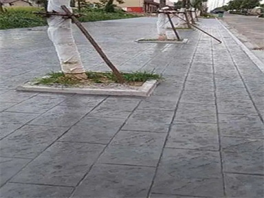 压花地坪